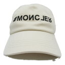 モンクレール 帽子 メンズ モンクレール MONCLER ベースボールキャップ キャップ 帽子 コットン メンズ レディース ホワイト系 3B0000204863050 【新品】