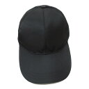 プラダ PRADA ベースボールキャップ キャップ 帽子 ナイロン メンズ レディース ブラック系 2HC2742DMIF0002M 【新品】