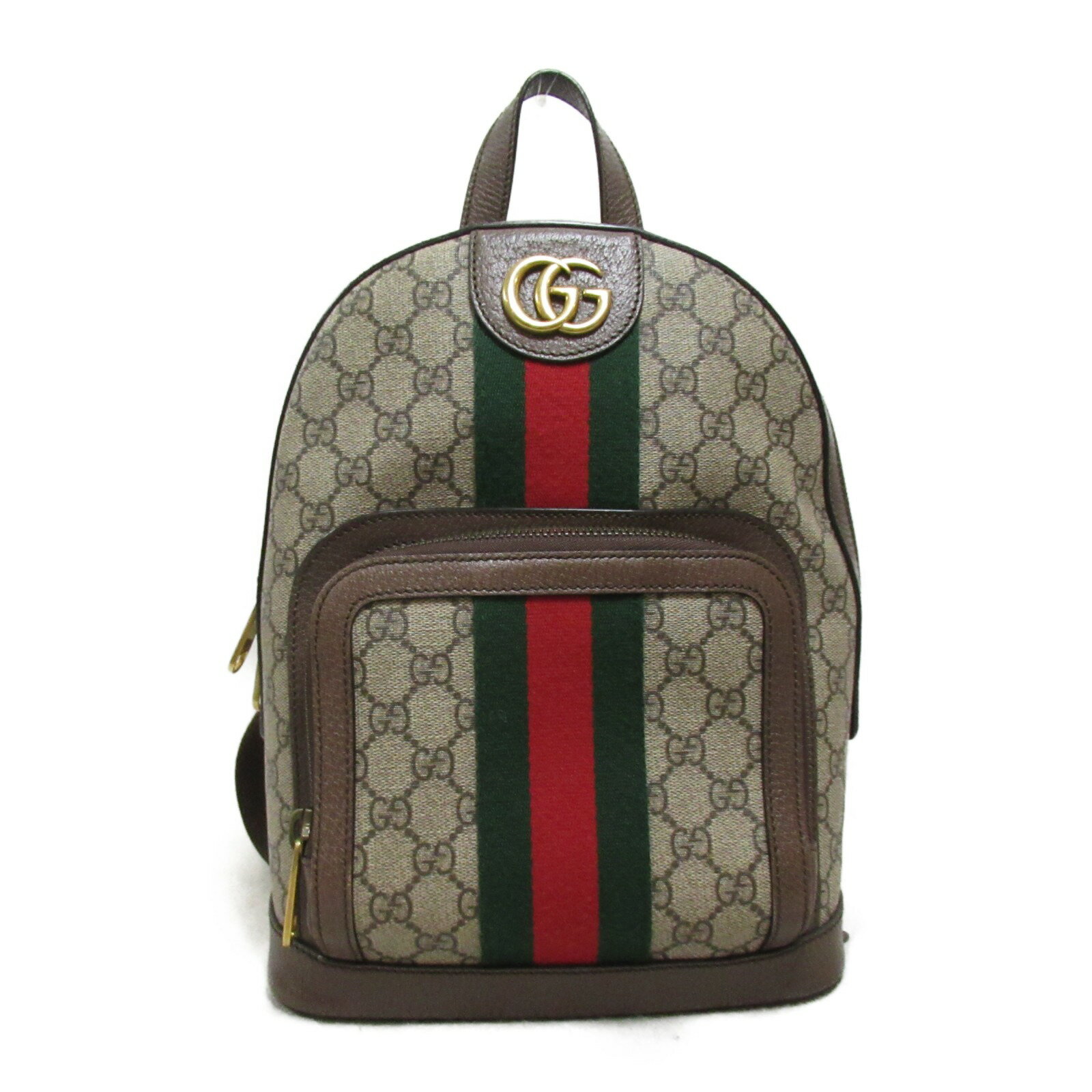 ≪5千円OFFクーポン対象≫グッチ GUCCI オフィディア GG スモール バック パック　リュックサック リュックサック バックパック バッグ PVCコーティングキャンバス レディース ベージュ系 547965 【中古】