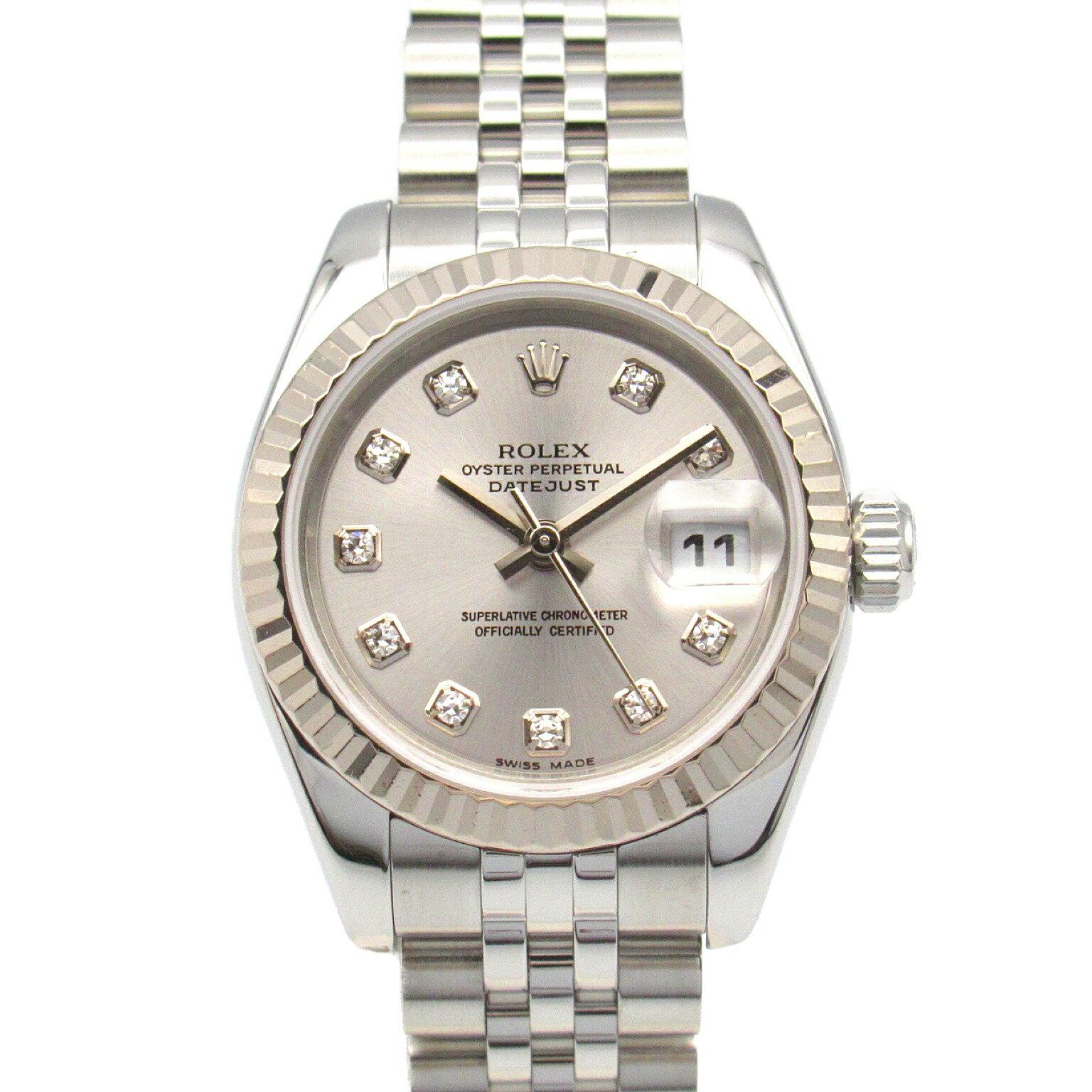 品多く 楽天市場】ロレックス ROLEX デイトジャスト 10Pダイヤ D番 本体