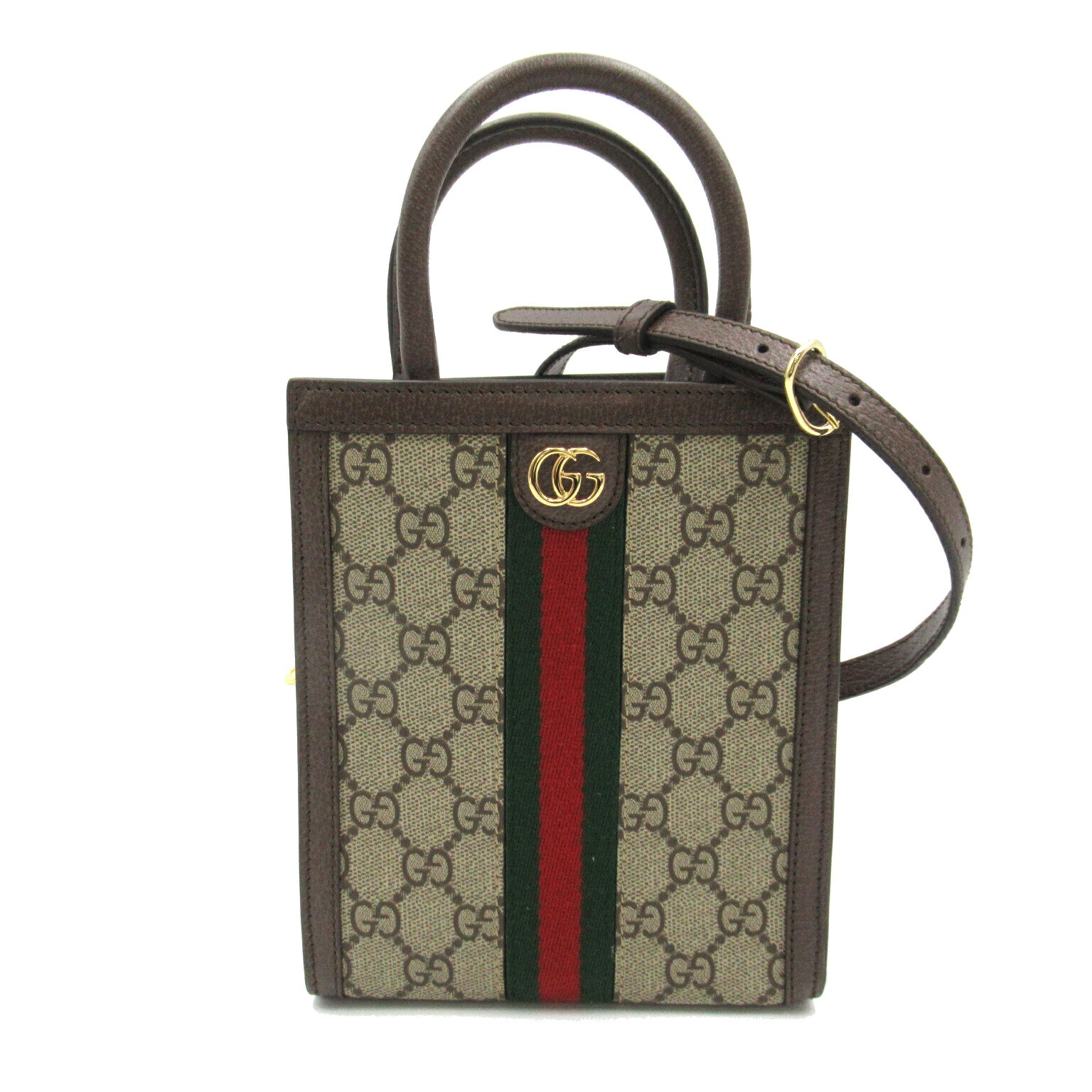 グッチ 帆布・キャンバス ショルダーバッグ レディース グッチ GUCCI 〔オフィディア〕 スーパーミニバッグ ショルダーバッグ バッグ PVCコーティングキャンバス レディース ベージュ系 77231796IWG8745 【新品】