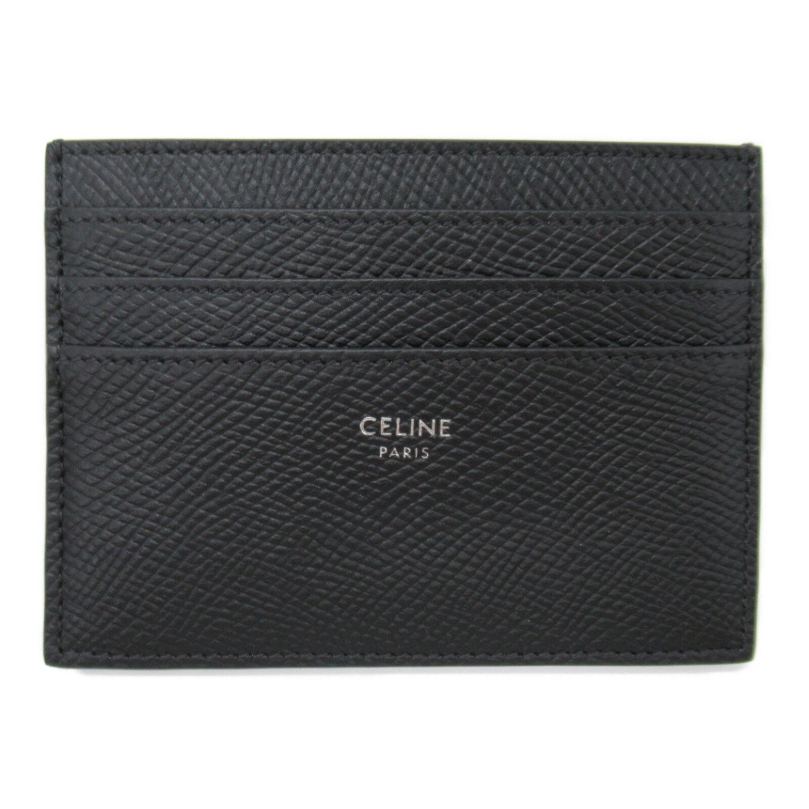 セリーヌ セリーヌ CELINE カードケース カードケース アクセサリー カーフ（牛革） メンズ レディース ブラック系 10K913BEL38SI 【新品】