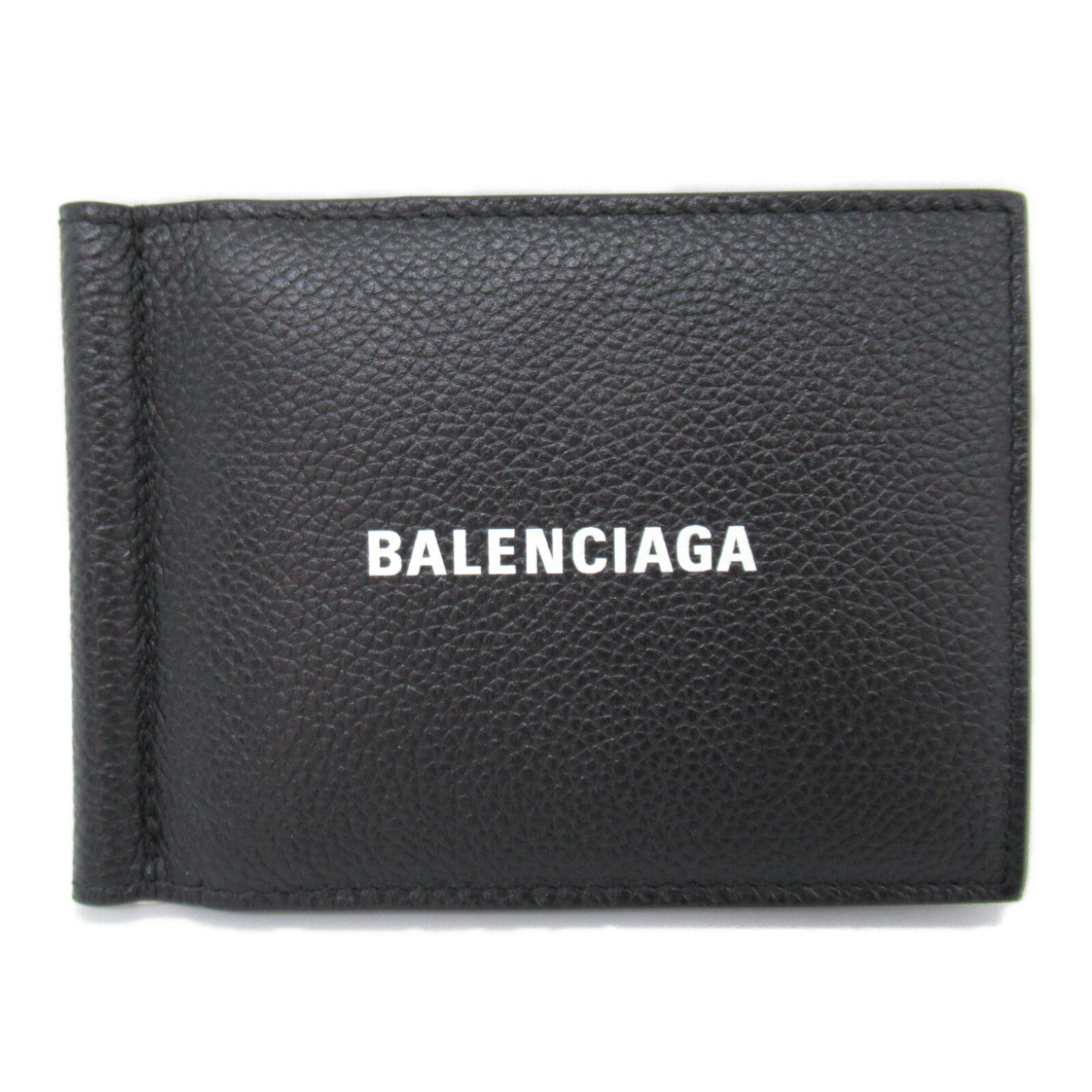 バレンシアガ 財布（メンズ） バレンシアガ BALENCIAGA 二つ折り財布 二つ折り財布 財布 レザー メンズ ブラック系 6258191IZI31090 【新品】