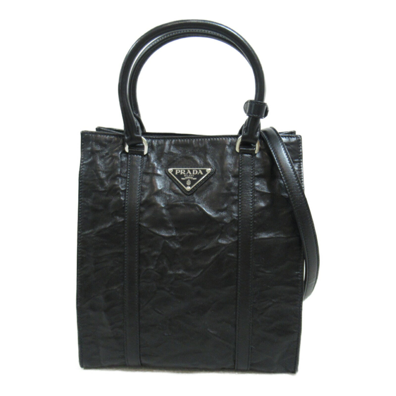 【レア美品】PRADA プラダ アンティーク 本革 ナッパ クラッチバッグ PRADA プラダ アンティーク 本革 ナッパ クラッチバッグ