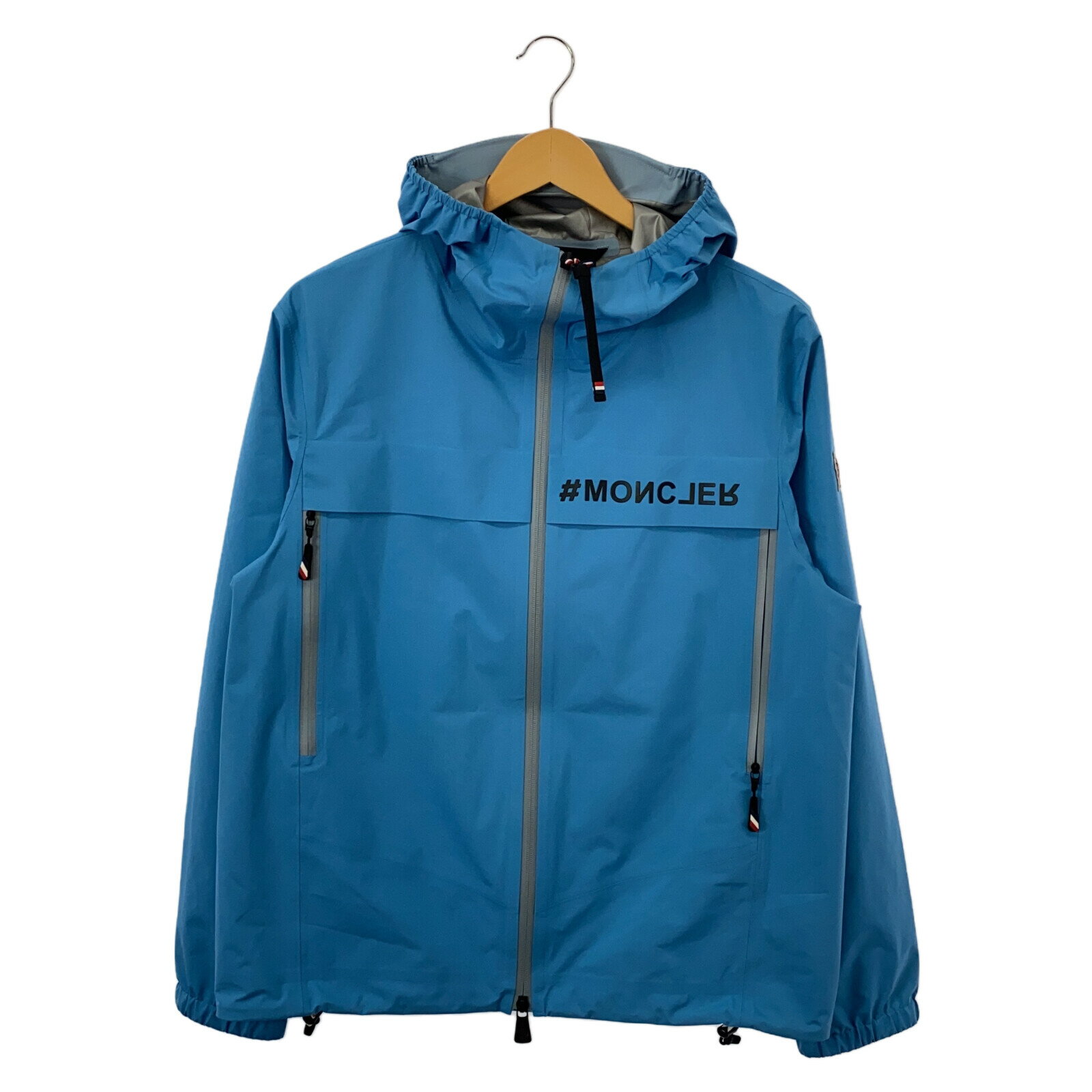 ≪5千円OFFクーポン対象≫モンクレール MONCLER グルノーブル フード付 ジャケット ブルゾン 衣料品 アウター ポリエステル メンズ ブルー系 1A0001254AL572U1 【新品】