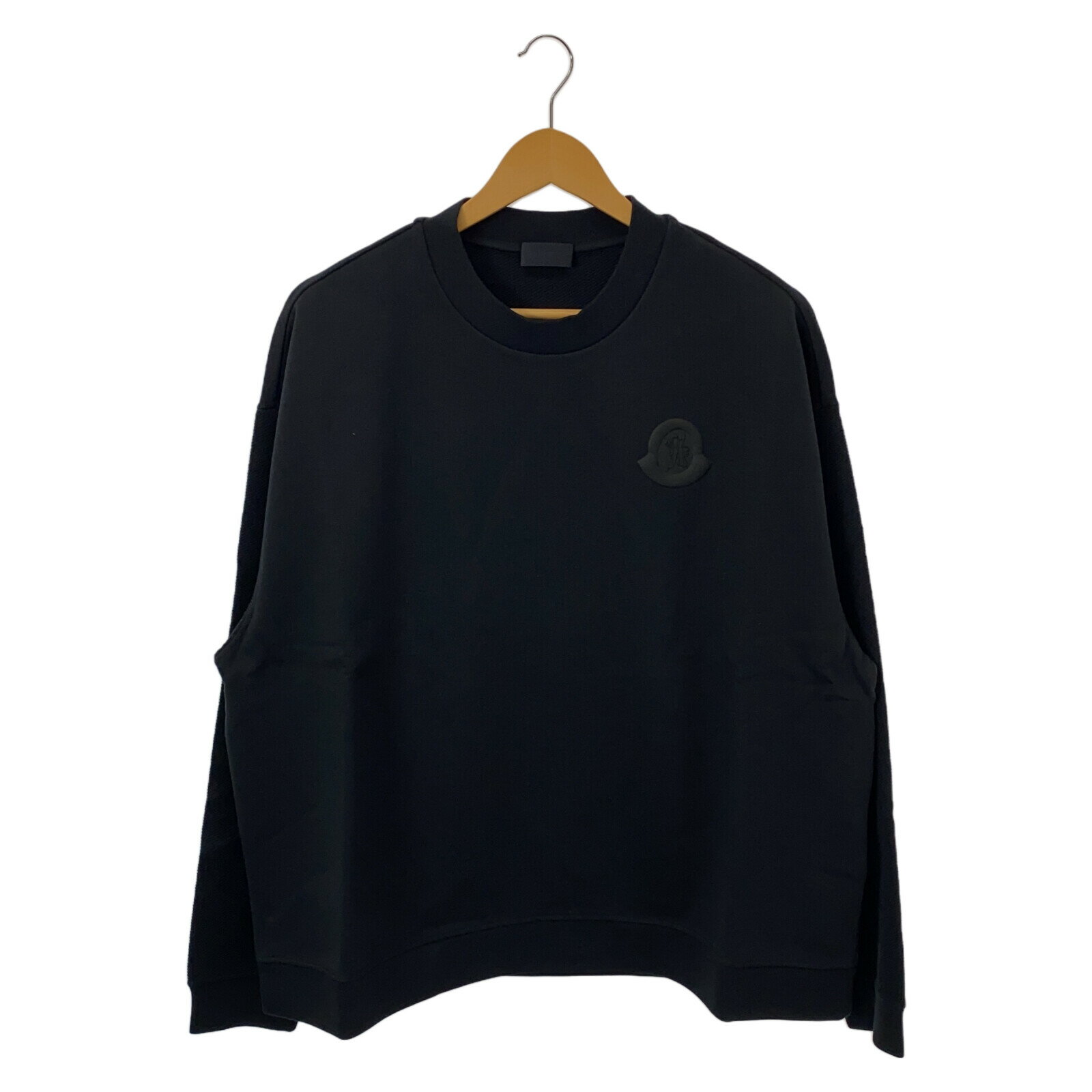 モンクレール MONCLER スウェットシャツ スウェット 衣料品 トップス コットン メンズ ブラック系 8G00020M3986952L 【新品】