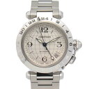 ≪3万円OFFクーポン配布×P5倍≫カルティエ CARTIER パシャC メリディアン 腕時計 時計 ステンレススチール メンズ レディース シルバー系 W31...