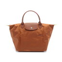 ≪ポイント5倍≫ロンシャン Longchamp ル プリアージュ グリーン M ハンドバッグ バッグ ナイロン レザー レディース ブラウン系 L1623919504 【新品】(4)