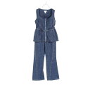 ボッテガヴェネタ BOTTEGA VENETA パンツ セットアップ 衣料品 コットン レディース ネイビー系 661464 654286 【中古】
