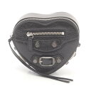 ≪5千円OFFクーポン対象≫バレンシアガ BALENCIAGA ポーチ バッグ レザー レディース ブラック系 7716741VG9Y1000 【新品】