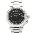 ≪3万円OFFクーポン配布×P5倍≫カルティエ CARTIER パシャC メリディアン 腕時計 時計 ステンレススチール ボーイズ ブラック系 W31079M7...
