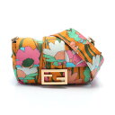 ≪5千円OFFクーポン配布×P5倍≫フェンディ FENDI マンマバケット ウエストバッグ ボディバッグ バッグ ナイロン レディース オレンジ系 / マルチカ...