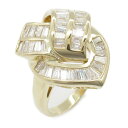 ≪15%OFFクーポン対象≫ジュエリー JEWELRY ダイヤモンド リング リング・指輪 ジュエリー K18(イエローゴールド) ダイヤモンド レディース クリア系 ダイヤ 7.8g プレゼント 誕生日 記念日 ブランド 送料無料【中古】(4)
