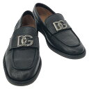 ドルチェアンドガッバーナ DOLCE & GABBANA ローファー ローファー 靴 レザー メンズ ブラック系 A50601A80348099941 【新品】