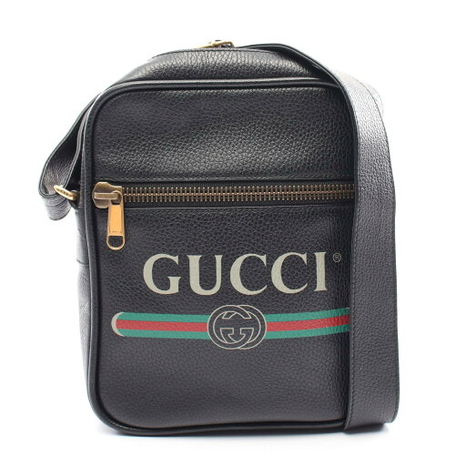 ≪2千円OFFクーポン対象≫グッチ GUCCI グッチプリント ショルダーバッグ バッグ レザー レディース ブラック系 / マルチカラー 523591 【中古】 ≪2千円OFFクーポン対象≫グッチ GUCCI グッチプリント ショルダーバッグ バッグ レザー レディース ブラック系 / マルチカラー 523591 【中古】