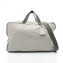 ≪ポイント5倍≫プラダ PRADA ボストンバッグ バッグ ポリエステル メンズ レディース グレー系 4V0368 【中古】