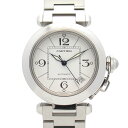 ≪3万円OFFクーポン配布×P5倍≫カルティエ CARTIER パシャC 腕時計 時計 ステンレススチール ボーイズ ホワイト系 W31074M7 プレゼント ...