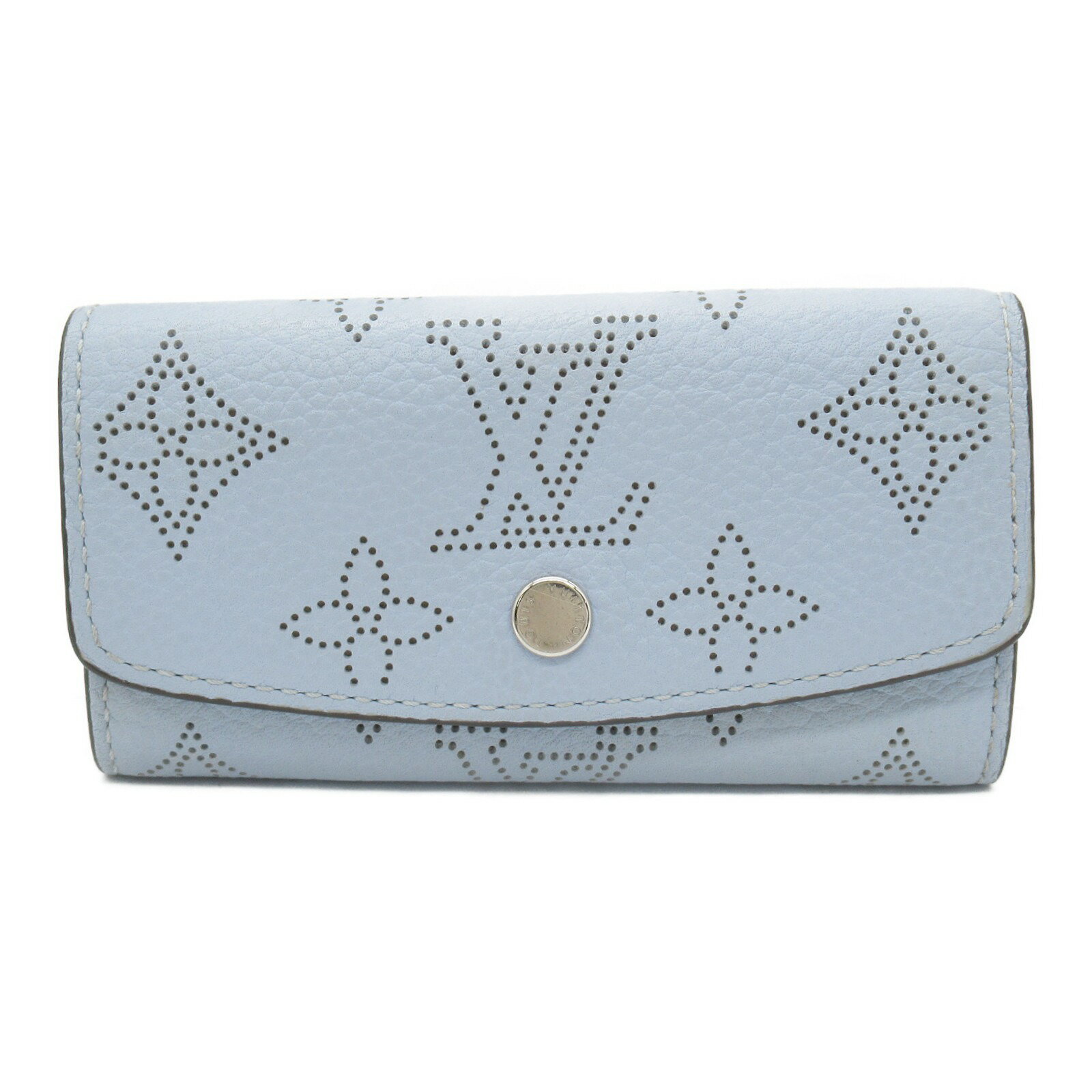 ≪P5倍×新春くじ付き≫ルイ・ヴィトン LOUIS VUITTON ミュルティクレ 4 キーケース アクセサリー レザー マヒナ レディース ブルー系 M81706 プレゼント 誕生日 記念日 ブランド 送料無料【中古】