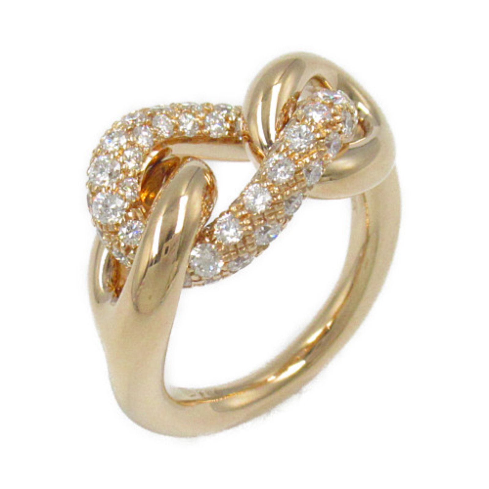 ポメラート Pomellato カテネ ダイヤ リング リング・指輪 ジュエリー K18PG（ピンクゴールド） ダイヤモンド レディース クリア系 プレゼント 誕生日 記念日 ブランド 送料無料【中古】のサムネイル