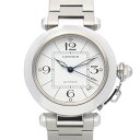 ≪3万円OFFクーポン配布×P5倍≫カルティエ CARTIER パシャC 腕時計 時計 ステンレススチール ボーイズ ホワイト系 W31074M7 プレゼント ...
