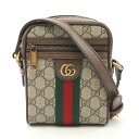 ≪5%OFFクーポン×P5倍≫グッチ GUCCI オフィディア シェリーライン GGスプリーム ショルダーバッグ バッグ PVCコーティングキャンバス レザー メンズ レディース ベージュ系 / ブラウン系 598127 【中古】(4)