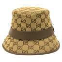 ≪2千円OFFクーポン対象≫グッチ GUCCI ハット ハット 帽子 コットン レディース ベージュ系 5765874HG622564L 【新品】(4)