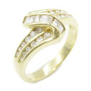 ≪15%OFFクーポン×P5倍≫ジュエリー JEWELRY ダイヤモンド リング リング・指輪 ジュエリー K18(イエローゴールド) ダイヤモンド レディース クリア系 ダイヤ 5.1g 【中古】(4)