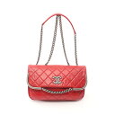≪10%OFFクーポン×P5倍≫シャネル CHANEL マトラッセ ショルダーバッグ バッグ レザー レディース レッド系 【中古】(4)