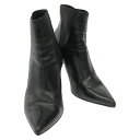 サンローランパリ SAINT LAURENT PARIS ブーツ ブーツ 靴 レザー レディース ブラック系 【中古】