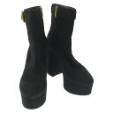 ジャンヴィト ロッシ Gianvito Rossi ブーツ ブーツ 靴 スウェード レディース ブラック系 【中古】