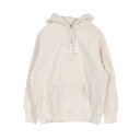シュプリーム Supreme Cross Box Logo Hooded Sweatshirt パーカー 衣料品 トップス コットン レディース アイボリー系 ...