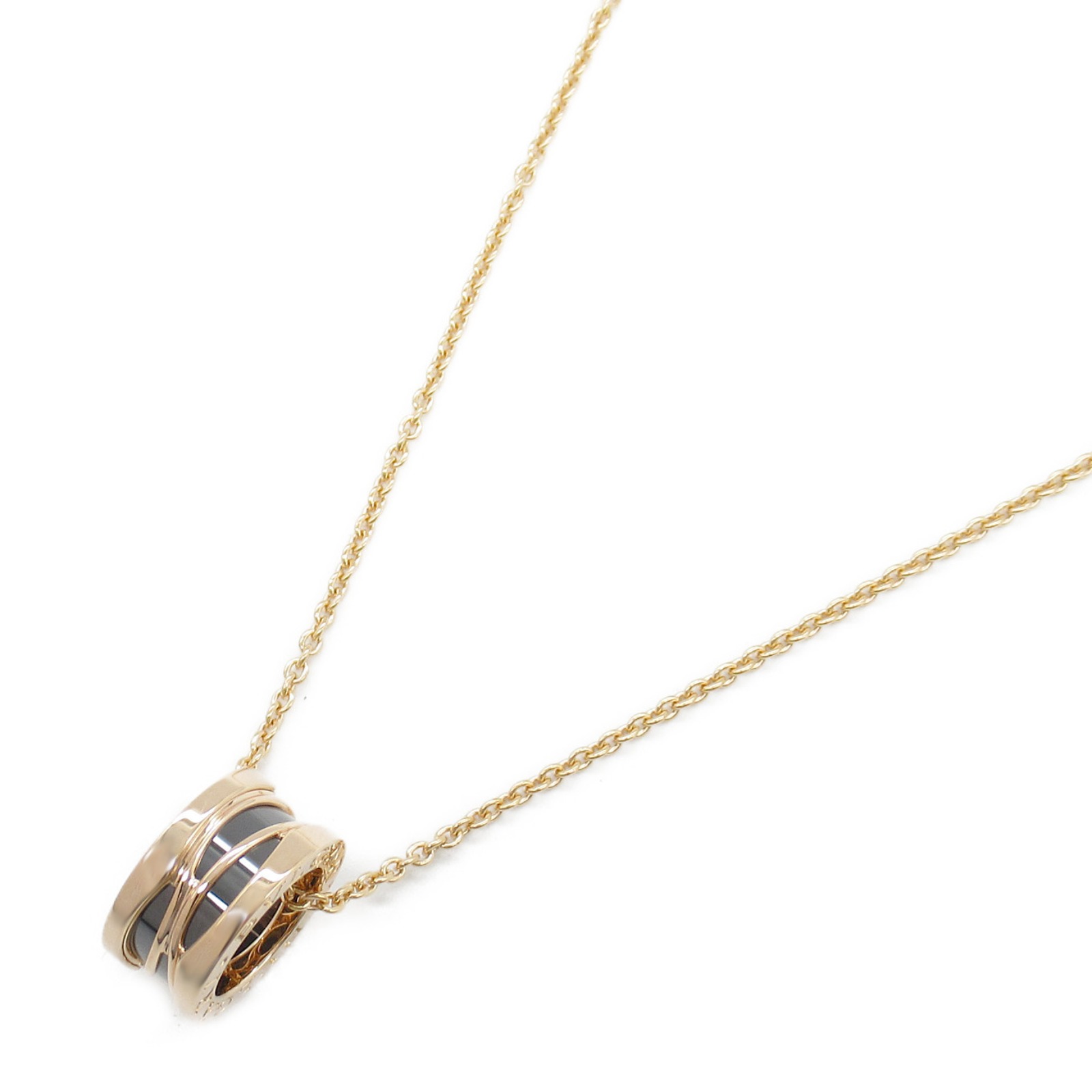 ≪全品5%OFF&まとめ買い対象≫ブルガリ BVLGARI B-zero 1 レジェ ネックレス ネックレス ジュエリー K18PG(ピンクゴールド) セラミッ...