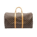 ≪5千円OFFクーポン配布×P5倍≫ルイ・ヴィトン LOUIS VUITTON キーポル55 ボストンバッグ バッグ PVCコーティングキャンバス レザー モノ...