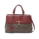 ≪10%OFFクーポン×P5倍≫ルイ・ヴィトン LOUIS VUITTON ヴィーナス モノグラム レザン ハンドバッグ バッグ PVCコーティングキャンバス レザー レディース ブラウン系 / ボルドー系 M41738 送料無料 ルイヴィトンバッグ ヴィトンバッグ【中古】(4)