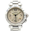 ≪5千円OFFクーポン配布×P5倍≫カルティエ CARTIER パシャC メリディアン 腕時計 時計 ステンレススチール ボーイズ シルバー系 W31029M7...