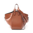 ロエベ LOEWE HAMMOCK SMALL ハンモック スモール ハンドバッグ バッグ レザー レディース ブラウン系 387.30.S35 【中古】(4)