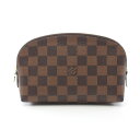 ルイ・ヴィトン LOUIS VUITTON ポシェット コスメティック ポーチ バッグ PVCコーティングキャンバス ダミエ レディース ブラウン系 N47516 【中古】