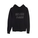 ≪5千円OFFクーポン配布×P5倍≫セリーヌ CELINE パーカー 衣料品 トップス コットン メンズ ブラック系 2Y05E670Q 【中古】