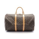 ≪10%OFFクーポン×P5倍≫ルイ・ヴィトン LOUIS VUITTON キーポル50 モノグラム ボストンバッグ バッグ PVCコーティングキャンバス レザー メンズ レディース ブラウン系 M41426 送料無料 ルイヴィトンバッグ ヴィトンバッグ【中古】(4)
