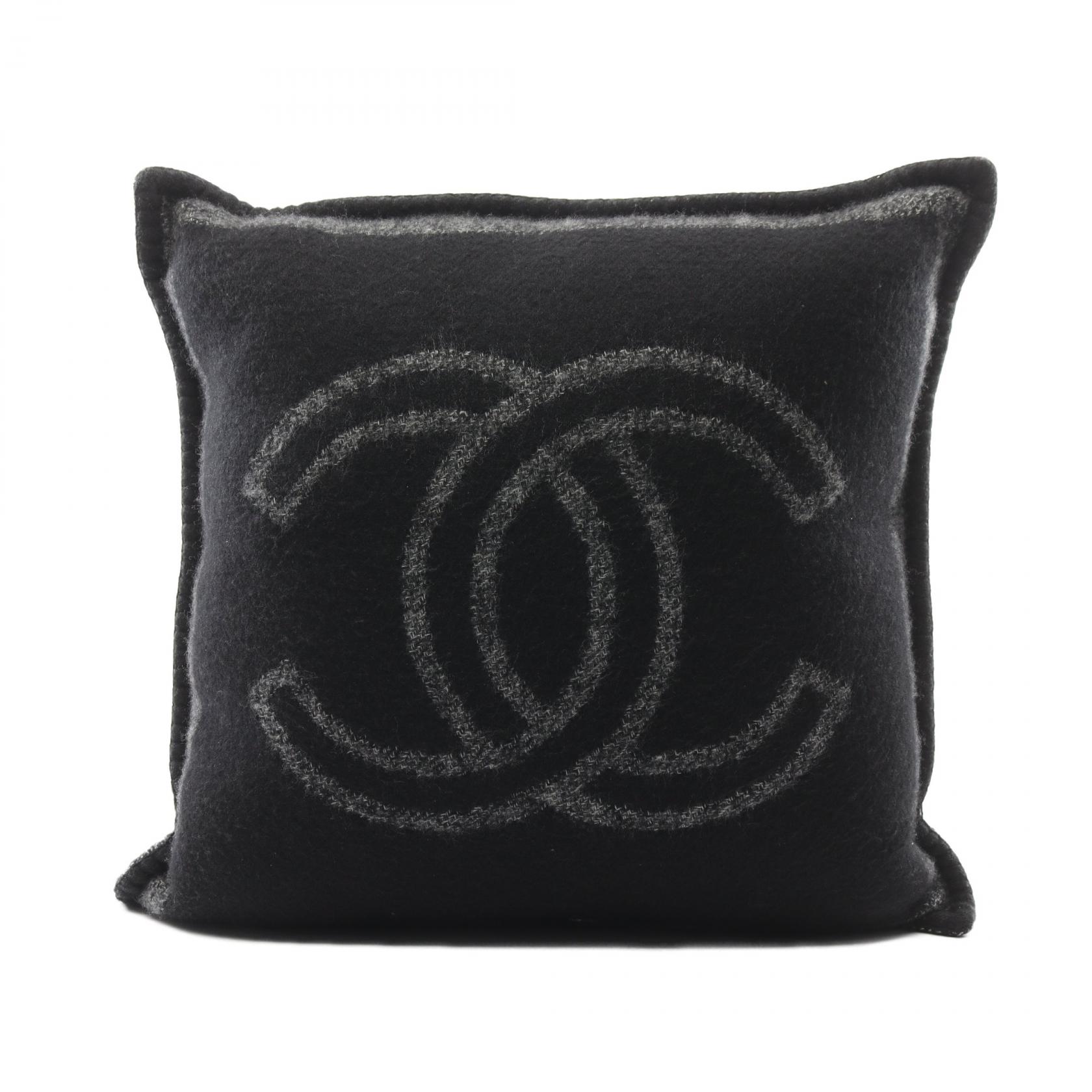 ≪5千円OFFクーポン対象≫シャネル CHANEL ココマーク アクセサリー ウール カシミヤ メンズ レディース ブラック系 / グレー系 B17876 24B 【中古】