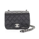 ≪5万円OFFクーポン配布×P5倍≫シャネル CHANEL ミニマトラッセ ショルダーバッグ バッグ レザー レディース ブラック系 A35200 【中古】