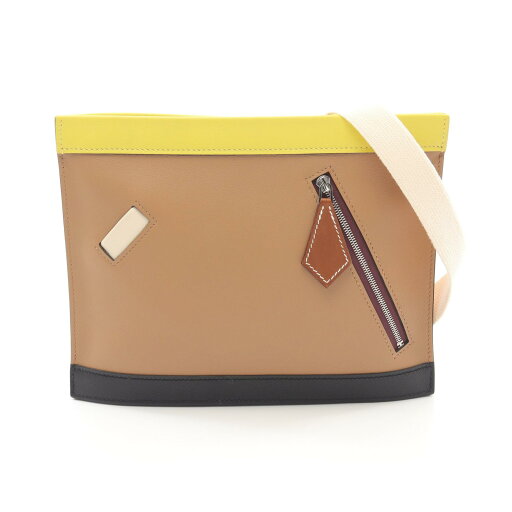 エルメス HERMES カラーマティック オリゾンタル チャイ ナタ ライム フォーブ ショルダーバッグ バッグ ヴォースイフト / ヴォーバレニア ヴォースイフト メンズ レディース ベージュ系 / マルチカラー 【中古】 エルメス HERMES カラーマティック オリゾンタル チャイ ナタ ライム フォーブ ショルダーバッグ バッグ ヴォースイフト / ヴォーバレニア ヴォースイフト メンズ レディース ベージュ系 / マルチカラー 【中古】