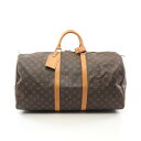 ≪5千円OFFクーポン配布×P5倍≫ルイ・ヴィトン LOUIS VUITTON キーポル55 モノグラム ボストンバッグ バッグ PVCコーティングキャンバス ...
