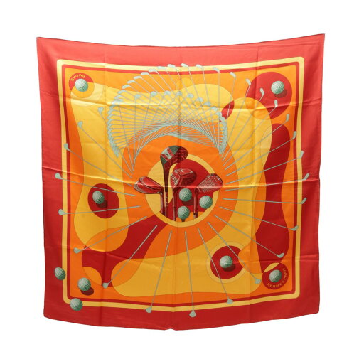 ≪5%OFFクーポン対象≫エルメス HERMES カレ90 SWING スカーフ 衣料品 シルク シルク レディース レッド系 / オレンジ系 / マルチカラー 【中古】 ≪5%OFFクーポン対象≫エルメス HERMES カレ90 SWING スカーフ 衣料品 シルク シルク レディース レッド系 / オレンジ系 / マルチカラー 【中古】