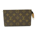 ルイ・ヴィトン LOUIS VUITTON ポーチ ポーチ バッグ PVCコーティングキャンバス レザー モノグラム レディース ブラウン系 【中古】