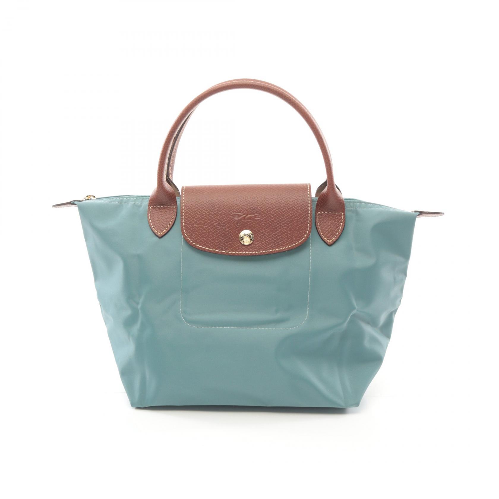 ≪7%OFFクーポン対象≫ロンシャン Longchamp ル プリアージュ オリジナル S ハンドバッグ バッグ キャンバス レザー レディース グリーン系 / ブラウン系 L1621089P93 【新品】