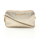 ≪15%OFFクーポン×P5倍≫ミュウ ミュウ Miu Miu MADRAS マドラス ショルダーバッグ バッグ レザー レディース ゴールド系 5ZH011 ...