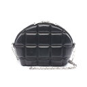 ≪ポイント5倍≫ボッテガヴェネタ BOTTEGA VENETA パデッド ハーフムーン ショルダーバッグ バッグ レザー レディース ブラック系 593165 ...