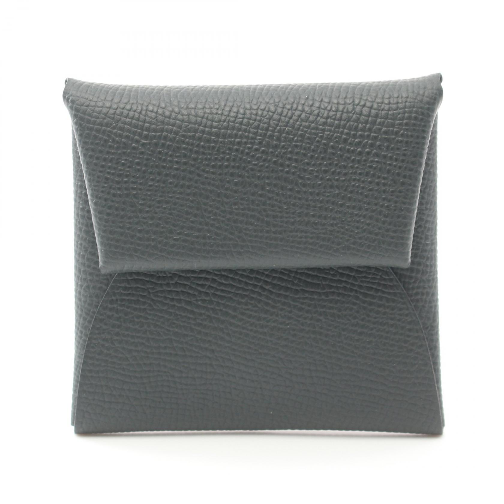 ≪全品5%OFF＆まとめ買い対象≫エルメス HERMES バスティア コインケース 財布 ヴォーエプソン ヴォーエプソン レディース グリーン系 【中古】