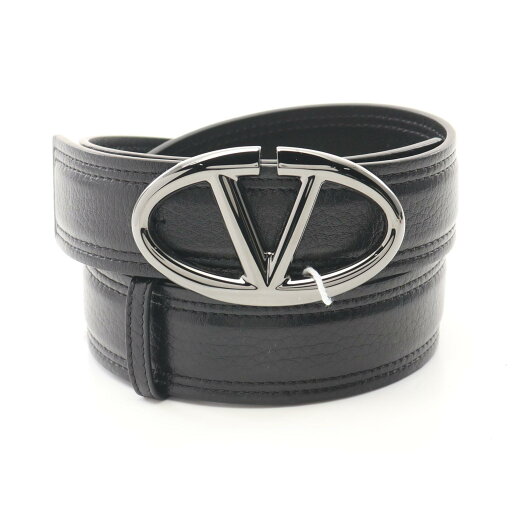 ≪10%OFFクーポン対象≫ヴァレンチノ Valentino Vロゴ ベルト 衣料品 レザー メンズ ブラック系 5Y2T0SC8XUR0NO100 【中古】 ≪10%OFFクーポン対象≫ヴァレンチノ Valentino Vロゴ ベルト 衣料品 レザー メンズ ブラック系 5Y2T0SC8XUR0NO100 【中古】
